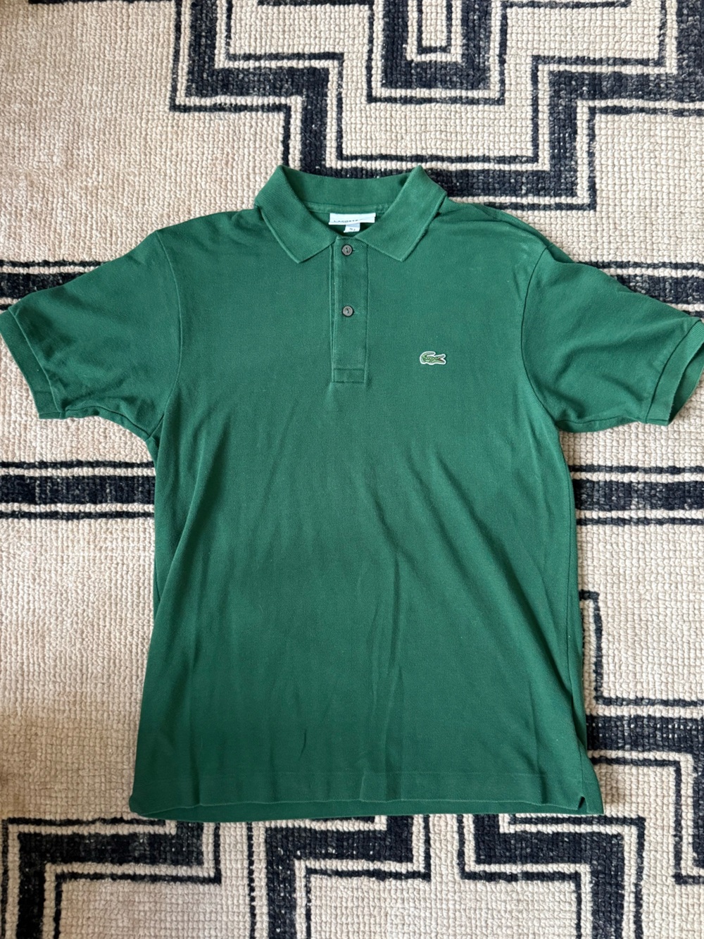 Lacoste Men's Forest Green Piqué Polo